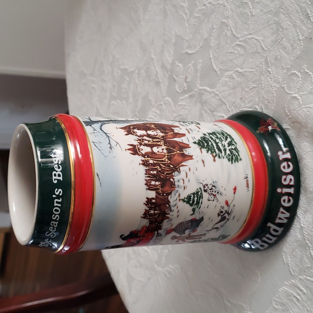 Vintage 1991 Budweiser Collectible Mug